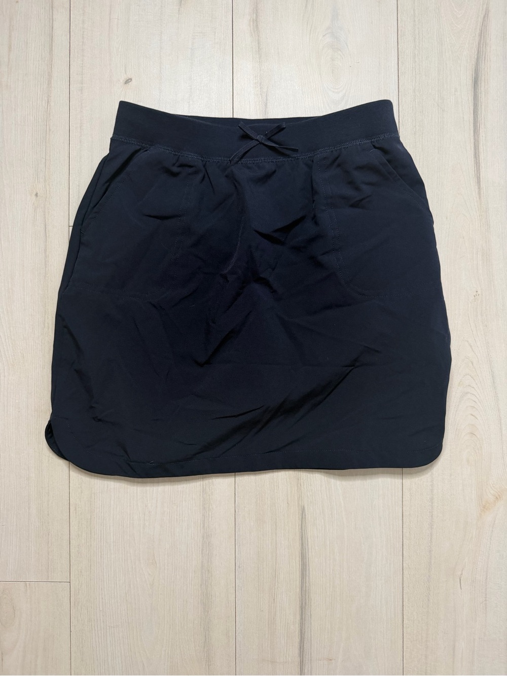 Nautica Black Pull-On Mini Skirt with Side Pockets